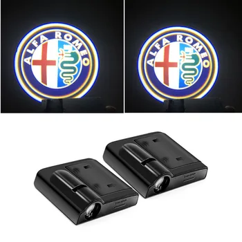 2pcs Wireless Welcome Lamp Led Car Door Projector Laser Logo Ghost Shadow Light For Alfa Romeo 5 147 159 GT Giulietta 156 146 4C
2pcs Wireless Welcome Lamp Led Car Door Projector Laser Logo Ghost Shadow Light For Alfa Romeo 5 147 159 GT Giulietta 156 146 4C
