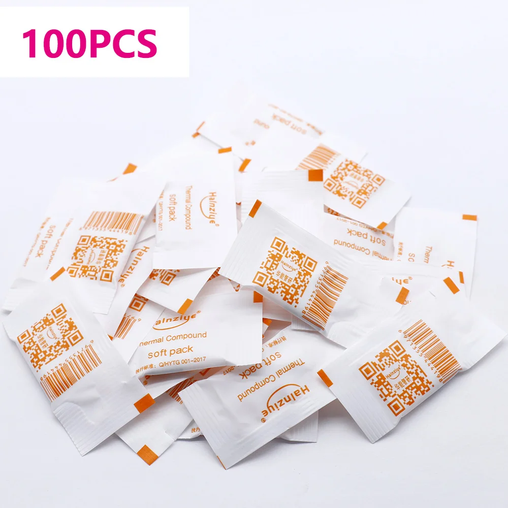 100pcs HY410 Thermal Conductive 1.42W/m-K Grease Paste Silicone Plaster Heat Sink Compound High Performance White Weight 0.5g
100pcs HY410 Thermal Conductive 1.42W/m-K Grease Paste Silicone Plaster Heat Sink Compound High Performance White Weight 0.5g