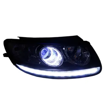 Headlight assembly for Hyundai Santa Fe LED angel eye turn signal Bi-lens HID bulbs with 65W Ballast, left and right
Headlight assembly for Hyundai Santa Fe LED angel eye turn signal Bi-lens HID bulbs with 65W Ballast, left and right
