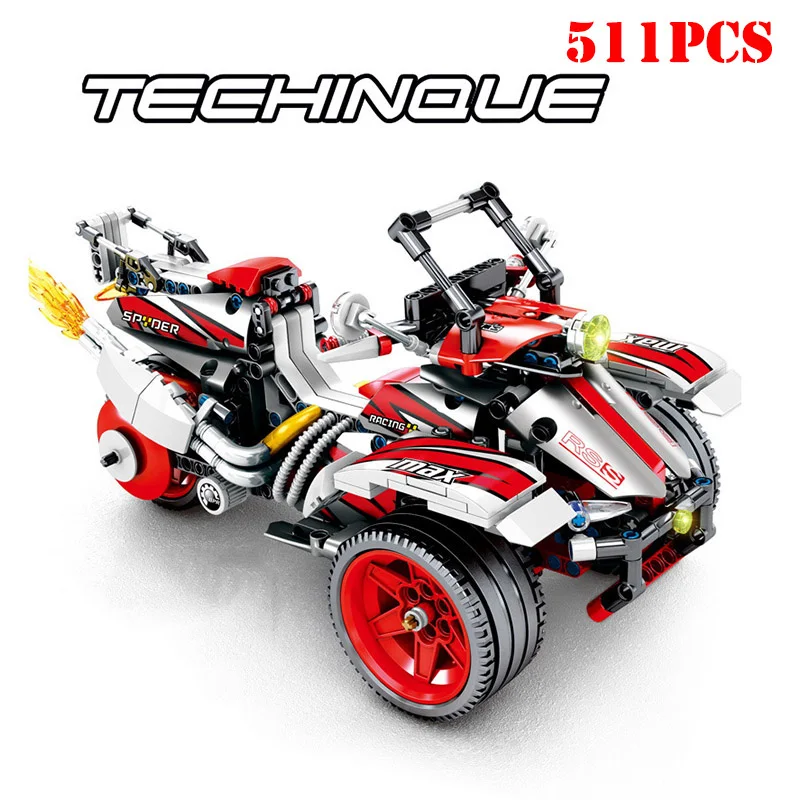 511+Pcs City Pull Back Off-Road Sports Motorcycle Building Blocks Compatible Legoeds Technic Bricks Education Toys For Children
511+Pcs City Pull Back Off-Road Sports Motorcycle Building Blocks Compatible Legoeds Technic Bricks Education Toys For Children