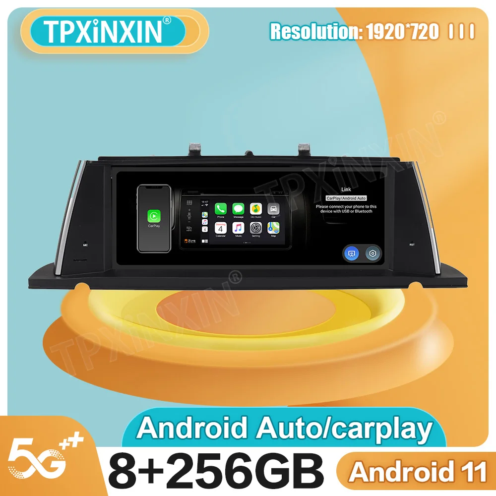 Автомобильный мультимедийный плеер на Android 11,0, 8 ГБ + 256 ГБ, для BMW 5 Series F07 2010 2012, GPS, навигация Carplay, аудио, радио, стерео, видео
Автомобильный мультимедийный плеер на Android 11,0, 8 ГБ + 256 ГБ, для BMW 5 Series F07 2010 2012, GPS, навигация Carplay, аудио, радио, стерео, видео