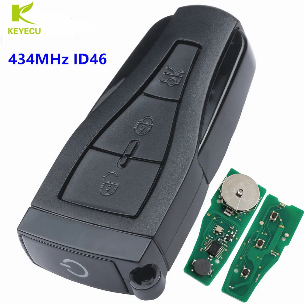 KEYECU Replacement Smart Remote Car Key FOB 3 Button 434MHZ ID46 Chip for MG MG550 MG6
KEYECU Replacement Smart Remote Car Key FOB 3 Button 434MHZ ID46 Chip for MG MG550 MG6