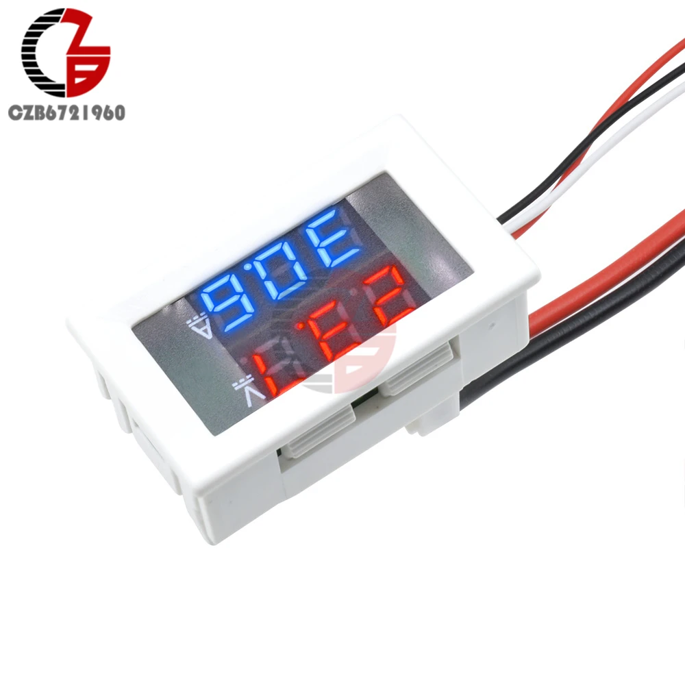 Mini DC Digital Voltmeter Ammeter 0.56" Car Motorcycle Voltage Current Meter Volt Amp Tester Detector Red Blue Dual LED Display
Mini DC Digital Voltmeter Ammeter 0.56" Car Motorcycle Voltage Current Meter Volt Amp Tester Detector Red Blue Dual LED Display