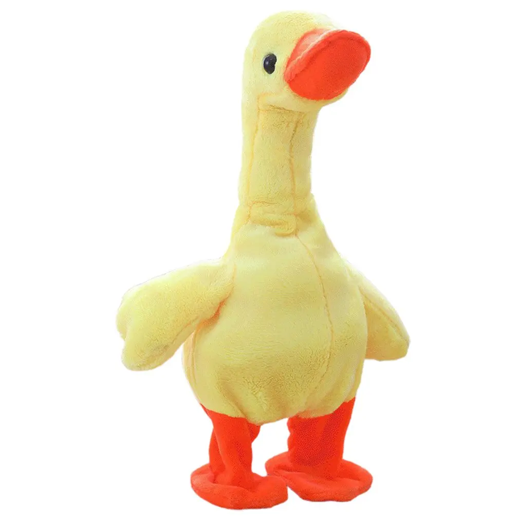 Lifting neck duck plush toy screaming pulling neck little yellow duck walking singing electric duck toy
Lifting neck duck plush toy screaming pulling neck little yellow duck walking singing electric duck toy