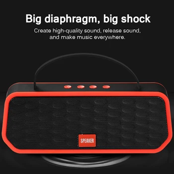 Wireless Bluetooth Stereo Speaker Support TF Card FM Handsfree Call Bluetooth 5.0 Speakers Soundbar Portable Speakers Outdoor
Wireless Bluetooth Stereo Speaker Support TF Card FM Handsfree Call Bluetooth 5.0 Speakers Soundbar Portable Speakers Outdoor