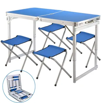 Creative folding aluminum alloy outdoor picnic portable portable folding table folding chair combination
Creative folding aluminum alloy outdoor picnic portable portable folding table folding chair combination