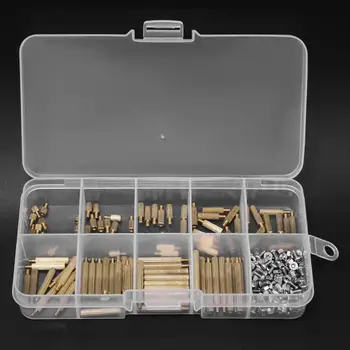 nuts and bolts 270PCS M2 Male Female Brass Knurled Standoff Spacer Screw Nut Assortment Kit
nuts and bolts 270PCS M2 Male Female Brass Knurled Standoff Spacer Screw Nut Assortment Kit