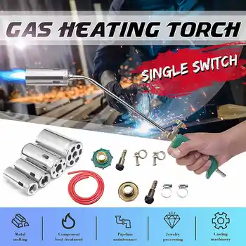 Gas Heating Torch Liquefied Gas Welding Torch Road Rod Single Switch Anti Slip Handle Propane Sprayer Tool With 2 Meter Tube
Gas Heating Torch Liquefied Gas Welding Torch Road Rod Single Switch Anti Slip Handle Propane Sprayer Tool With 2 Meter Tube