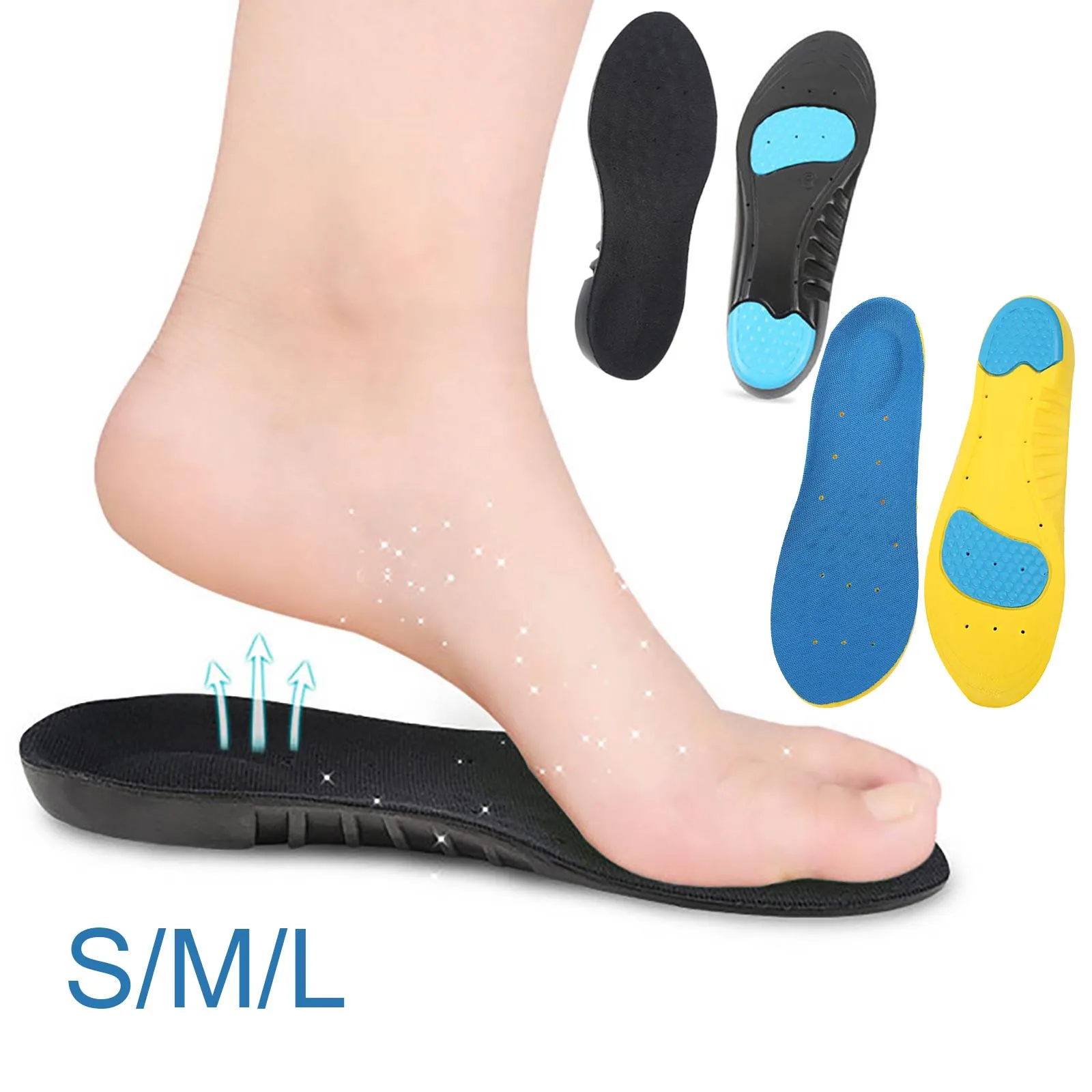 2 Pair Sports Insoles For Feet Sweat Absorption Shock Absorption Breathable Insole Plantillas Para Los Pies Sottopiede
2 Pair Sports Insoles For Feet Sweat Absorption Shock Absorption Breathable Insole Plantillas Para Los Pies Sottopiede