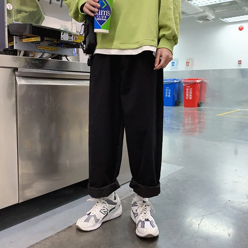 Spring Straight-Cut INS Super Fire Capri Casual Pants Men's Popular Brand Wide-Leg Loose-Fit Korean-style Students Trend Dad Pan
Spring Straight-Cut INS Super Fire Capri Casual Pants Men's Popular Brand Wide-Leg Loose-Fit Korean-style Students Trend Dad Pan