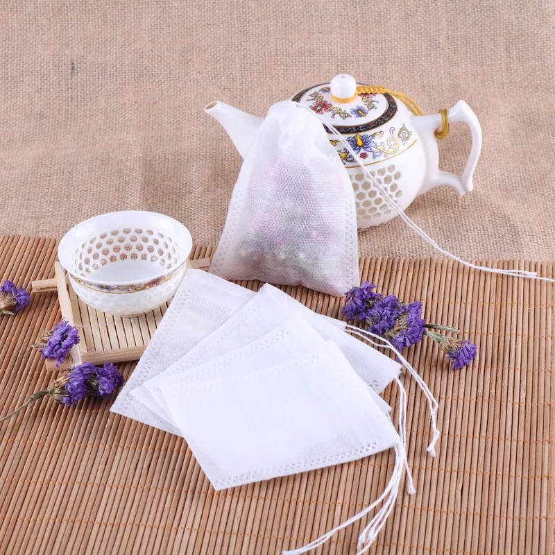 100pcs Empty Non-woven Teabags String Heat Seal Filter Paper Herb Loose Tea Bags Teabag For Home And Travel Necessities
100pcs Empty Non-woven Teabags String Heat Seal Filter Paper Herb Loose Tea Bags Teabag For Home And Travel Necessities