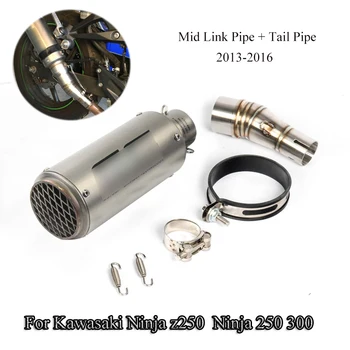 Slip On Motorcycle Exhaust Muffler Tips Connect Mid Section Pipe Exhaust System Modified For Kawasaki Ninja Z250 250 300 2013-16
Slip On Motorcycle Exhaust Muffler Tips Connect Mid Section Pipe Exhaust System Modified For Kawasaki Ninja Z250 250 300 2013-16