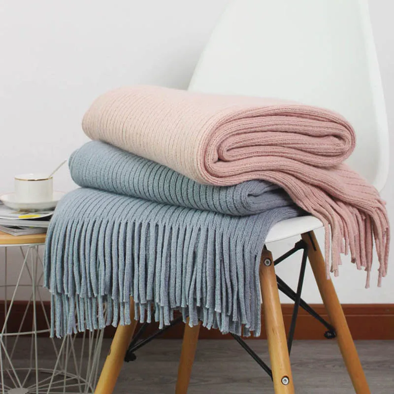 Nordic Knitted Blanket Thicken Thread Blankets Plaid on the Sofa Bed Decorative Office TV Travel Throw Blankets Plaid Bedspread
Nordic Knitted Blanket Thicken Thread Blankets Plaid on the Sofa Bed Decorative Office TV Travel Throw Blankets Plaid Bedspread