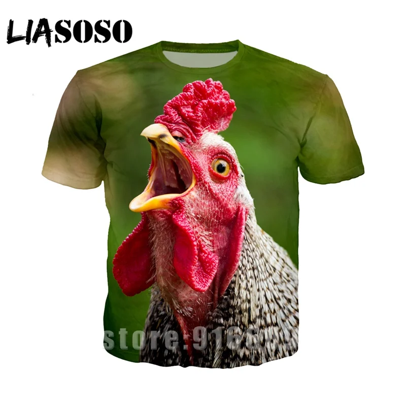 3D print animal cock Tshirt Men women tees Anime t-shirt streetwear Chicken head t shirt Harajuku clothes rock band Short Sleeve 
3D print animal cock Tshirt Men women tees Anime t-shirt streetwear Chicken head t shirt Harajuku clothes rock band Short Sleeve