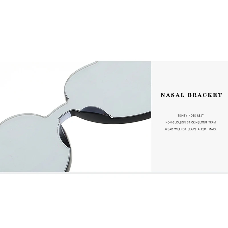 Oversized Herz Sonnenbrille Für Damen Uv Schutz Candy Farben_voghion.com