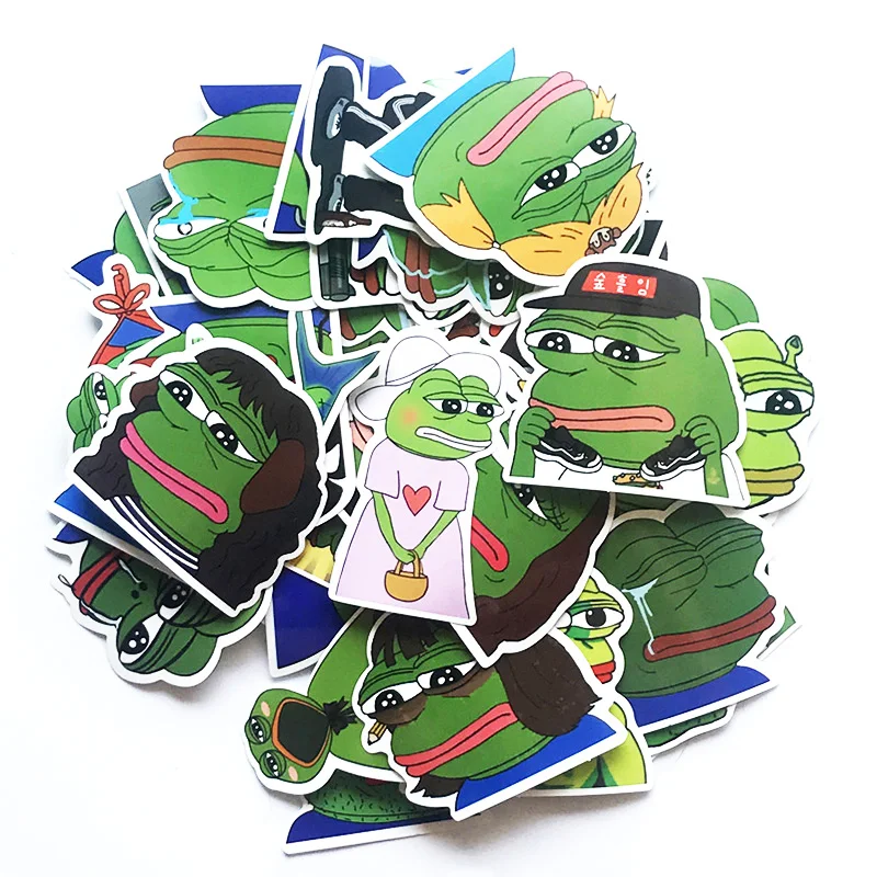 Cartoon Sad cute Frog Funny Anime PVC Waterproof Stickers Kids Toys Decor scrapbooking sticker
Cartoon Sad cute Frog Funny Anime PVC Waterproof Stickers Kids Toys Decor scrapbooking sticker