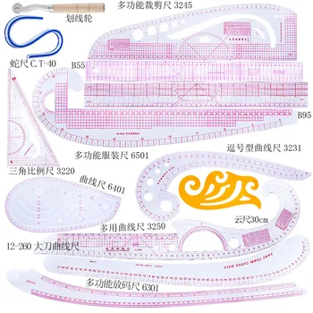 13Pcs Design Ruler Set Sewing And Pattern Rules Pattern Design Sewing Rules With Stitching Wheel Tool For Needlework Sewing
13Pcs Design Ruler Set Sewing And Pattern Rules Pattern Design Sewing Rules With Stitching Wheel Tool For Needlework Sewing