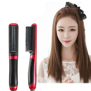 Electric Beard Hair Straightener Dual-Purpose Straight Hair Brush Comb Curlers Straight Clips Straight Electric Straightener 
Electric Beard Hair Straightener Dual-Purpose Straight Hair Brush Comb Curlers Straight Clips Straight Electric Straightener