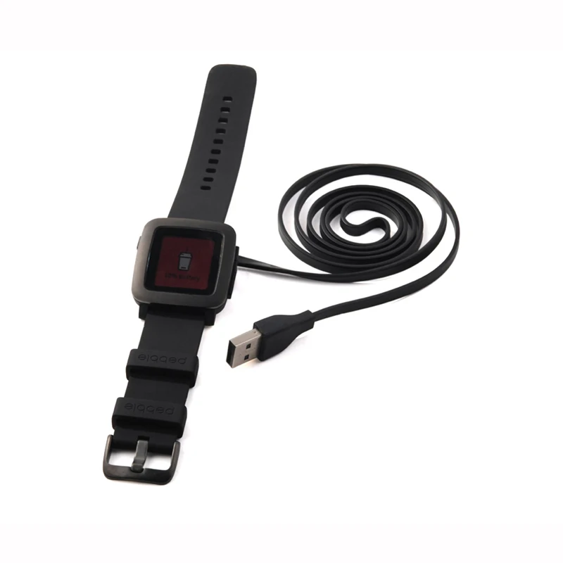 Black USB Charger Charging Cable For Pebble Time Round/ Time Smart Watch/ Time E65A
Black USB Charger Charging Cable For Pebble Time Round/ Time Smart Watch/ Time E65A