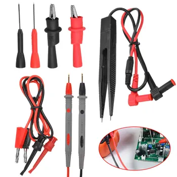 1Set Electrical Multimeter Leads Set with Alligator Clips Test Hook Test Hook Probes Lead Electrical Multimeter Tool
1Set Electrical Multimeter Leads Set with Alligator Clips Test Hook Test Hook Probes Lead Electrical Multimeter Tool