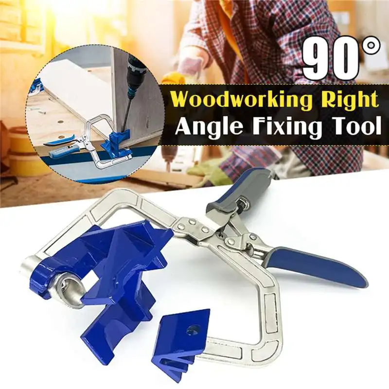 New 90 Degree Right Angle Woodworking Clamp Picture Frame Corner Clip Hand Tools Clamps For Woodworking Dropshipping
New 90 Degree Right Angle Woodworking Clamp Picture Frame Corner Clip Hand Tools Clamps For Woodworking Dropshipping