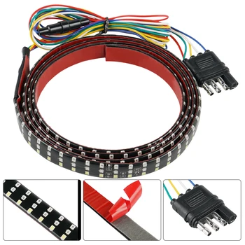 BEVINSEE 60" 3Row 432LED Car Truck Tailgate Light Bar Strip Reverse Brake Signal Tail Lamp For SUVs RVs vans trailers etc
BEVINSEE 60" 3Row 432LED Car Truck Tailgate Light Bar Strip Reverse Brake Signal Tail Lamp For SUVs RVs vans trailers etc