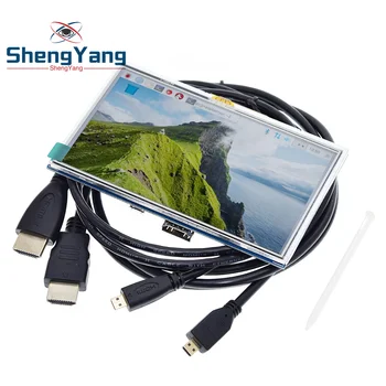 5 inch LCD HDMI Touch Screen Display TFT LCD Panel Module 800*480 for Banana Pi Raspberry Pi 4B Raspberry Pi 3 Model B / B+
5 inch LCD HDMI Touch Screen Display TFT LCD Panel Module 800*480 for Banana Pi Raspberry Pi 4B Raspberry Pi 3 Model B / B+