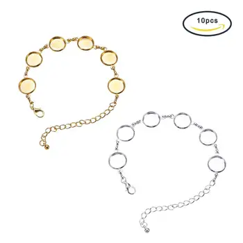 1 Box Brass Bracelet Making Flat Round Silver & Golden Tray: 12mm 5strands/box
1 Box Brass Bracelet Making Flat Round Silver & Golden Tray: 12mm 5strands/box