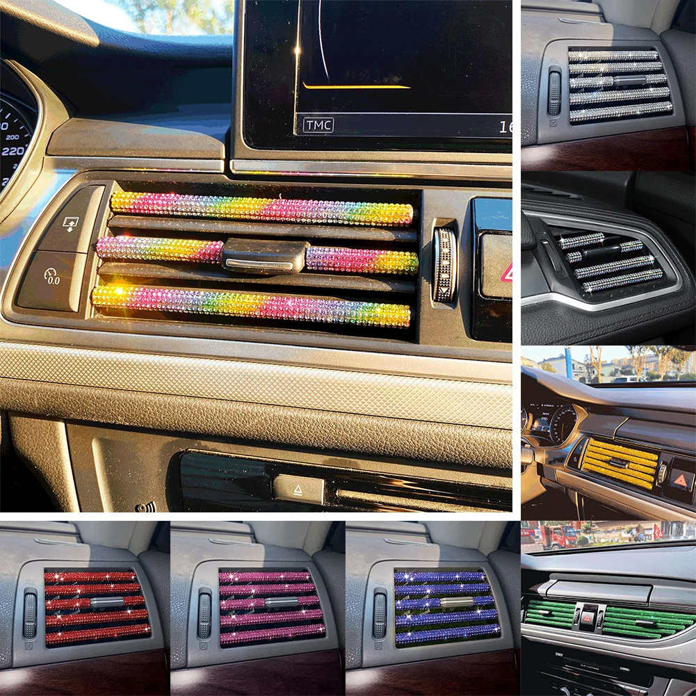 5Pcs Car Air Conditioner Outlet Trim Decorative Car Bling Kit U Shape Moulding Trim Cover Air Vent Strip Car Styling Accessories
5Pcs Car Air Conditioner Outlet Trim Decorative Car Bling Kit U Shape Moulding Trim Cover Air Vent Strip Car Styling Accessories