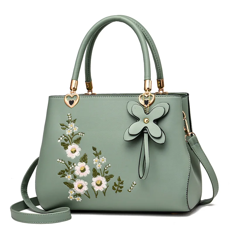 Women Bag Women Leather Handbag Shoulder Bag Crossbody Handbag Women's Flower Embroideried Pendant Rivets Ladies Fashion Spring
Women Bag Women Leather Handbag Shoulder Bag Crossbody Handbag Women's Flower Embroideried Pendant Rivets Ladies Fashion Spring