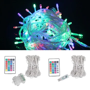 5.2 Meters 50 Lights Colorful Synchronous Light Holiday Room Party Decoration In-Line Remote Control Battery Box Light String
5.2 Meters 50 Lights Colorful Synchronous Light Holiday Room Party Decoration In-Line Remote Control Battery Box Light String