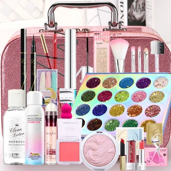 Makeup set complete set eye shadow makeup skin care beauty set box birthday gift 
Makeup set complete set eye shadow makeup skin care beauty set box birthday gift