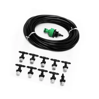33pcs/set 10 Meters 12 Spray Nozzle Automatic Irrigation System Water Misting Cooling System Mist Sprinkler Nozzle
33pcs/set 10 Meters 12 Spray Nozzle Automatic Irrigation System Water Misting Cooling System Mist Sprinkler Nozzle