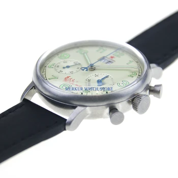 Red Star Mens Big Date Pilot Watch Mechanical Chronograph For Seagull Movement Flieger B-uhr Serve the People Calendar
Red Star Mens Big Date Pilot Watch Mechanical Chronograph For Seagull Movement Flieger B-uhr Serve the People Calendar