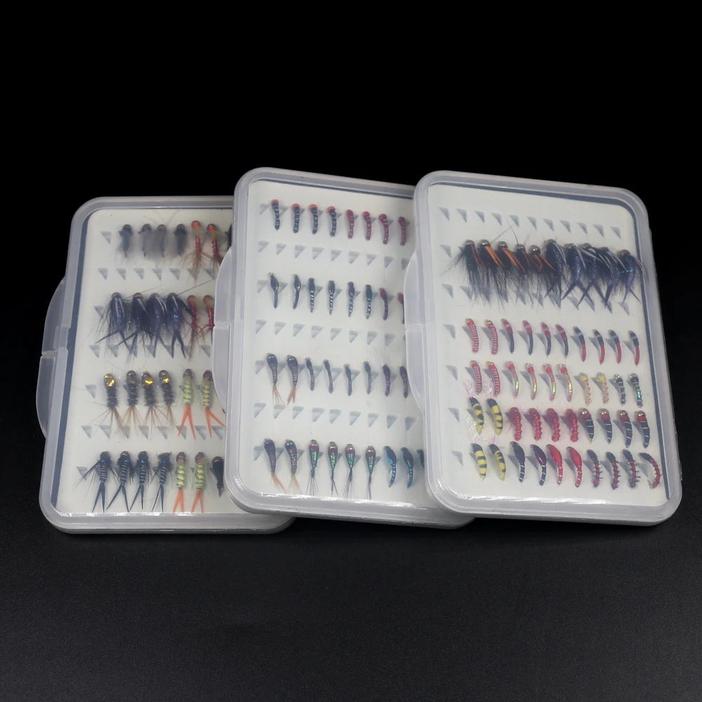 40PCS/Box Fishing Fly Set Stonefly Buzzers Beadhead Nymphs Epoxy Coated Nymphs Portable Trout Fly Fishing Box
40PCS/Box Fishing Fly Set Stonefly Buzzers Beadhead Nymphs Epoxy Coated Nymphs Portable Trout Fly Fishing Box