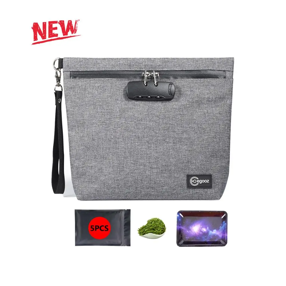 Smell Proof Bag with Combination Lock Odor Proof Stash Case Container for Herbs; Medicine Lock Box Bag Travel Storage Case
Smell Proof Bag with Combination Lock Odor Proof Stash Case Container for Herbs; Medicine Lock Box Bag Travel Storage Case