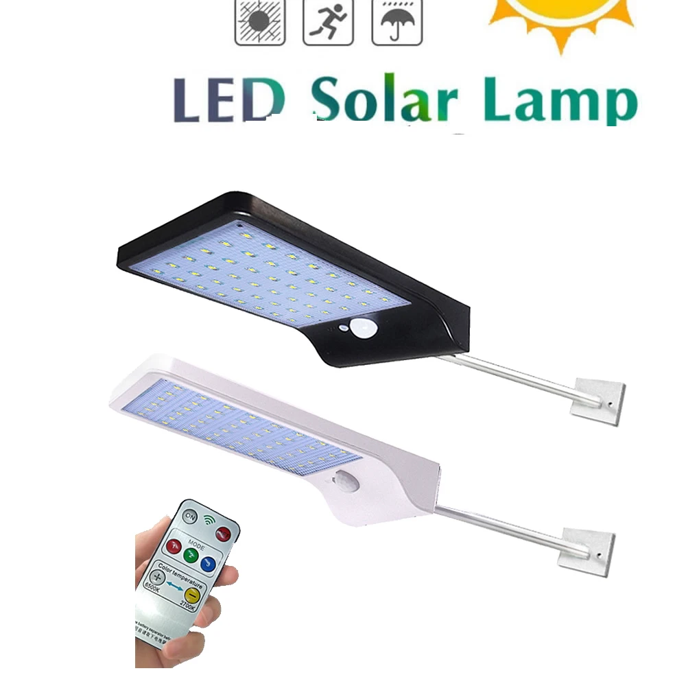 48 LED Separable Solar Panel Solar light PIR Motion Sensor 3 Modes Outdoor & Indoor Security Emergency Wall Lamp remote garden-y
48 LED Separable Solar Panel Solar light PIR Motion Sensor 3 Modes Outdoor & Indoor Security Emergency Wall Lamp remote garden-y