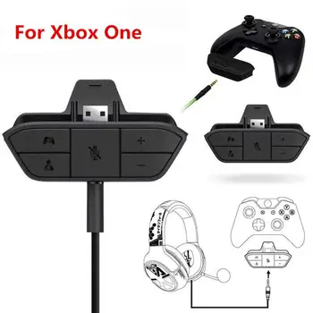 

For Xbox One Stereo Headset Adapter Controller Audio Adapters Headphone Converter For Microsoft Xbox One Wireless Gamepad