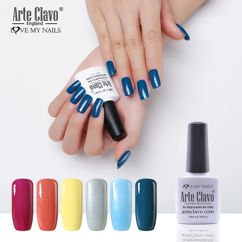 Arte Clavo 10ml Gel Nail Polish UV Varnish Semi Permanant LED Hybrid Gellak Varnish Lacquer Esmalte Nail Art Soak off Primer Top
Arte Clavo 10ml Gel Nail Polish UV Varnish Semi Permanant LED Hybrid Gellak Varnish Lacquer Esmalte Nail Art Soak off Primer Top