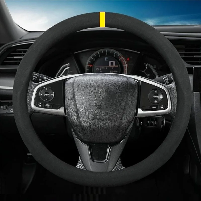 38cm Four Seasons Universal Red Suede Material Sport Style Durable in use Leather Braid Steering Wheel Cover Car Accessories
38cm Four Seasons Universal Red Suede Material Sport Style Durable in use Leather Braid Steering Wheel Cover Car Accessories