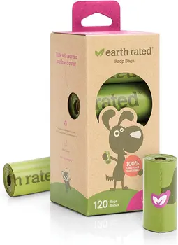 Earth Rated Dog Poop Bags, Extra Thick and Strong Poop Bags for Dogs, Guaranteed Leak-Proof, 8 Rolls, 15 Doggy Bags Per Roll
Earth Rated Dog Poop Bags, Extra Thick and Strong Poop Bags for Dogs, Guaranteed Leak-Proof, 8 Rolls, 15 Doggy Bags Per Roll