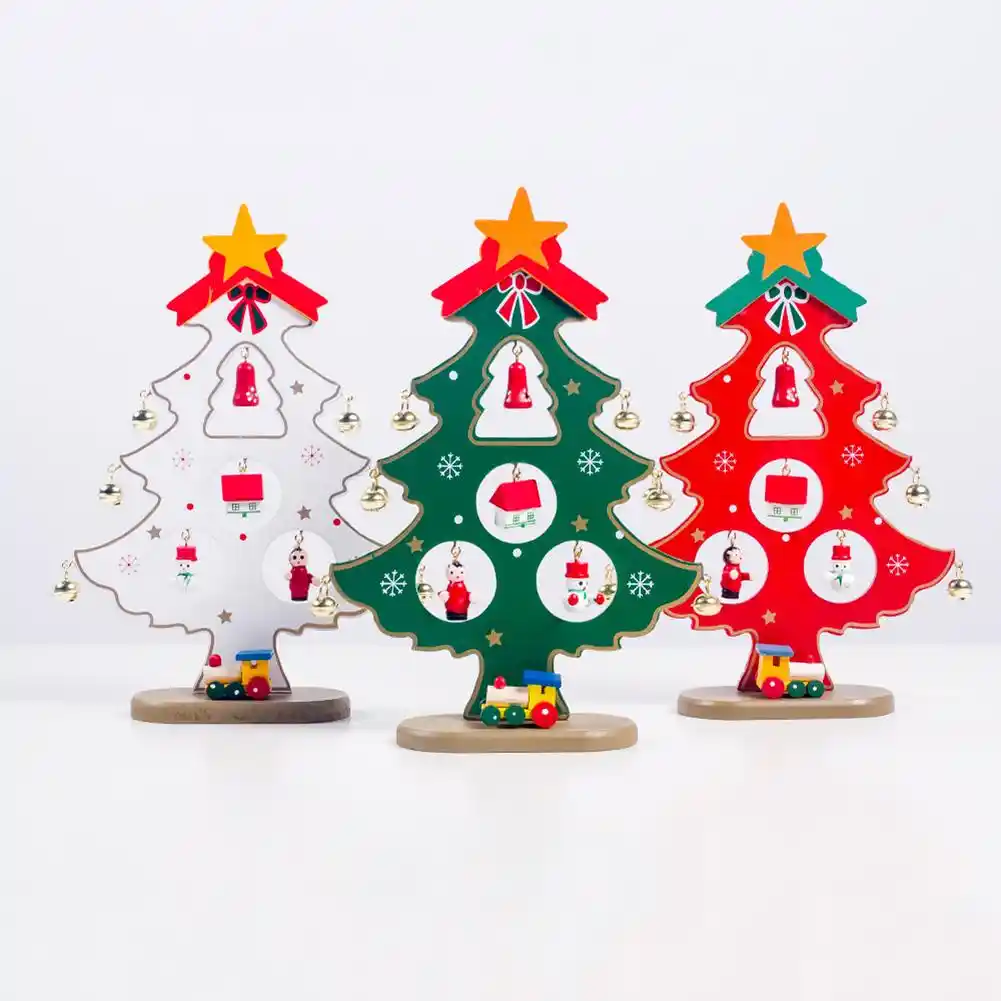 christmas tree painting pendants for christmas party decorations