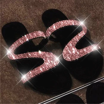 Women Bling Slippers Sandals Female Summer Flip Flops Flats Transparent Soft Jelly Shoes Outdoor Beach Ladies Slides Plus Size 
Women Bling Slippers Sandals Female Summer Flip Flops Flats Transparent Soft Jelly Shoes Outdoor Beach Ladies Slides Plus Size