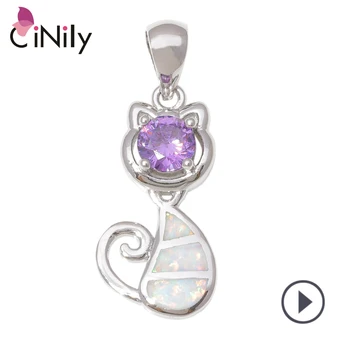 CiNily Blue White Opal Cute Cat Shape Pendant Necklace For Women Gift Girls Gift Colgantes mujer moda colgantes 1 1/4''OD6978-79
CiNily Blue White Opal Cute Cat Shape Pendant Necklace For Women Gift Girls Gift Colgantes mujer moda colgantes 1 1/4''OD6978-79