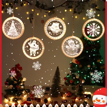 16cm Christmas 5 LED String Hanging Lights Room Lights Color Curtain Window Decor No Battery Waterproof
16cm Christmas 5 LED String Hanging Lights Room Lights Color Curtain Window Decor No Battery Waterproof