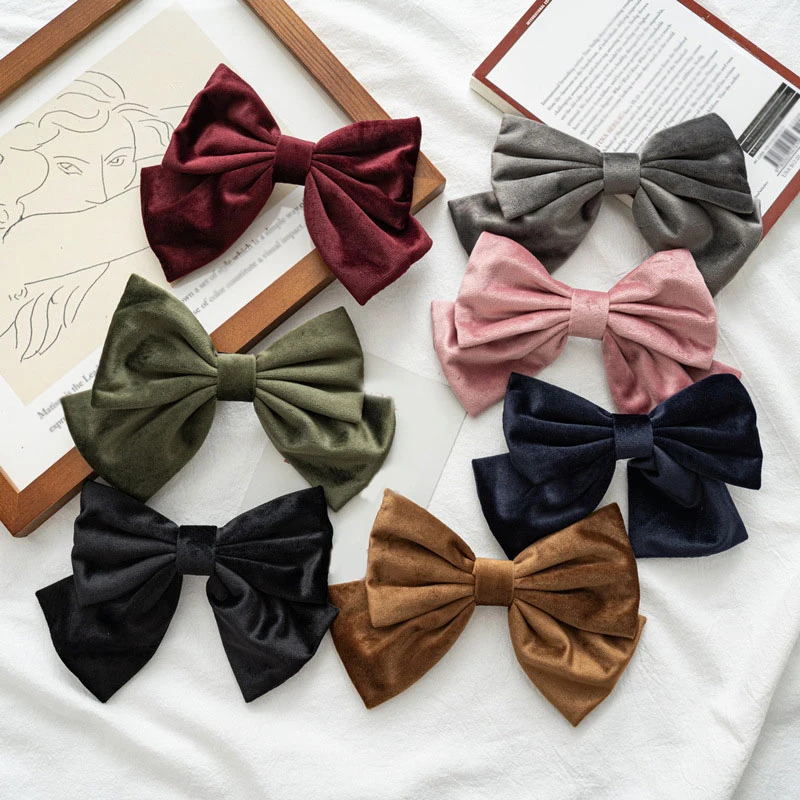Oversized Bow Hair Clip Spring Clip Top Clip Velvet Korean Style Hairpins Two Layer Bowknot Barrettes Sweet INS Hair Accessories
Oversized Bow Hair Clip Spring Clip Top Clip Velvet Korean Style Hairpins Two Layer Bowknot Barrettes Sweet INS Hair Accessories