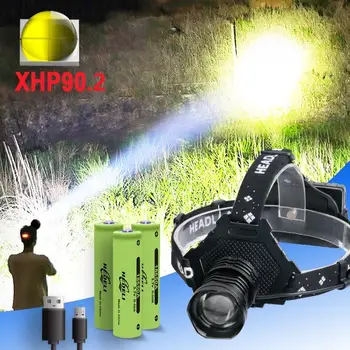 High power led head torch zoom usb XHP90.2 headlamp flashlight recharge lamp 18650 Power Bank 8000mAh hiking fishing headlight
High power led head torch zoom usb XHP90.2 headlamp flashlight recharge lamp 18650 Power Bank 8000mAh hiking fishing headlight