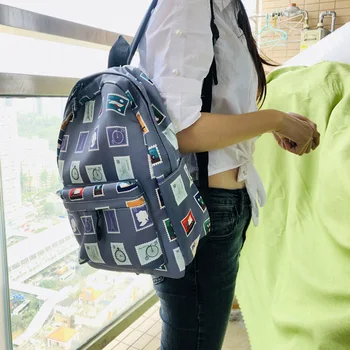 Digital Square Stamp Waterproof Backpack Kitty Bag 
Digital Square Stamp Waterproof Backpack Kitty Bag