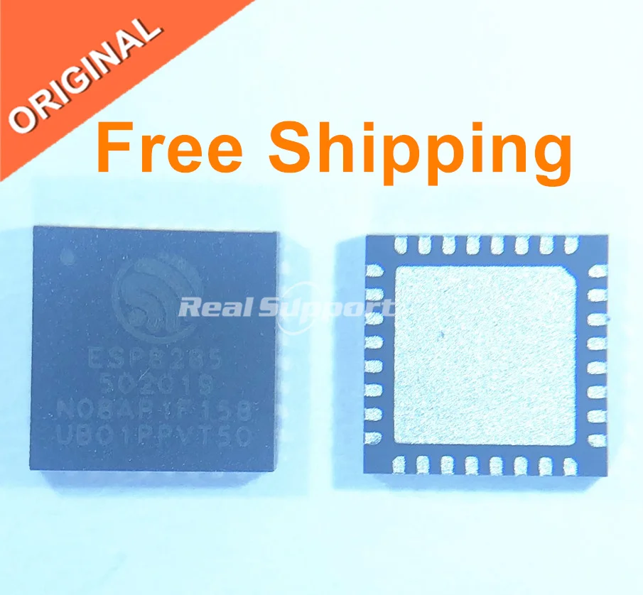 Free shipping by DHL ESP8285 ESP8285N08 WiFi chip Built-in Flash 1M Byte Espressif IC ESP8285EX QFN-32 QFN32
Free shipping by DHL ESP8285 ESP8285N08 WiFi chip Built-in Flash 1M Byte Espressif IC ESP8285EX QFN-32 QFN32