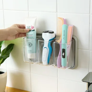 Plastic Storage Boxes Cosmetic Toothbrush Storage Racks Wall Mounted Store Racks Refrigerator Outer Shelf Household Organizer
Plastic Storage Boxes Cosmetic Toothbrush Storage Racks Wall Mounted Store Racks Refrigerator Outer Shelf Household Organizer